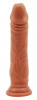 Кофейный фаллоимитатор Lascivious Dildo - 21,4 см.
