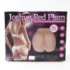Вибровагина с волнительными губками и анусом Joshua Red Plum