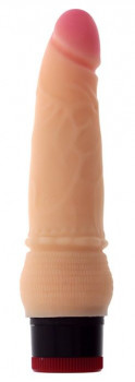 Вибратор-реалистик со встроенным пультом Realstuff 6Inch Vibrator - 15,5 см.